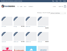 Tablet Screenshot of brandstarters.com